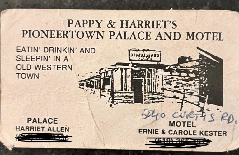 A Little Bit About Pappy & Harriet’s